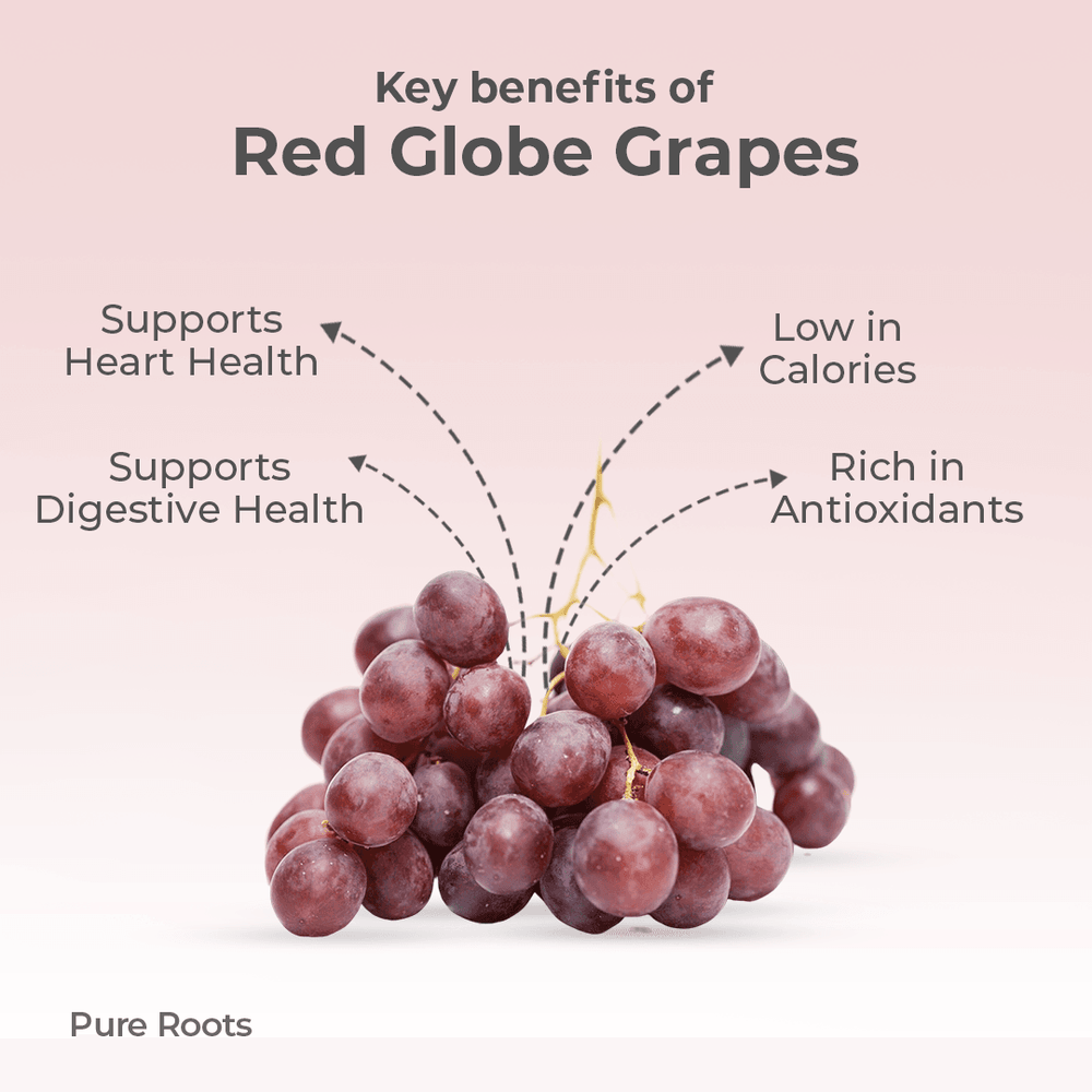 Red globe Grapes imported 